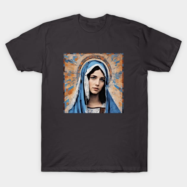 modern picture with Holy Mary T-Shirt by bogfl